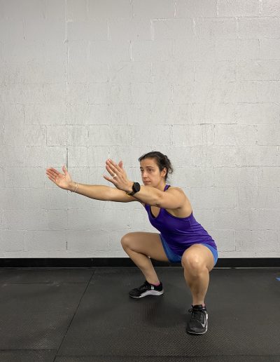 squat bottom position